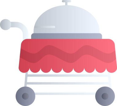 elektrik ısıtıcı simgesi, vektör illüstrasyonu