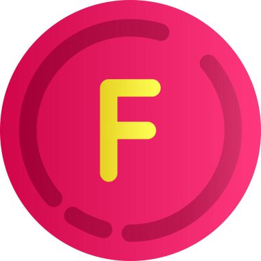 f logo vektör tasarım şablonu - vektör illüstrasyonu