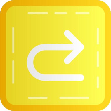 yön sol ok simgesi, basit vektör illüstrasyonu