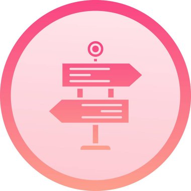 Çemberin modern bir simgesinin vektör çizimi