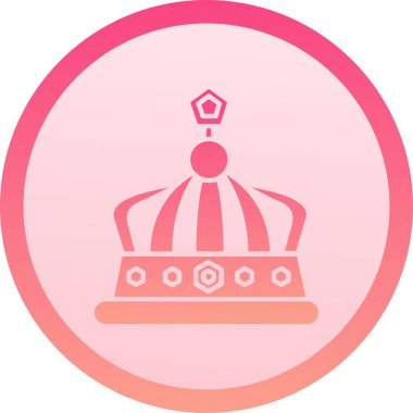 taç vektör simge tasarımı