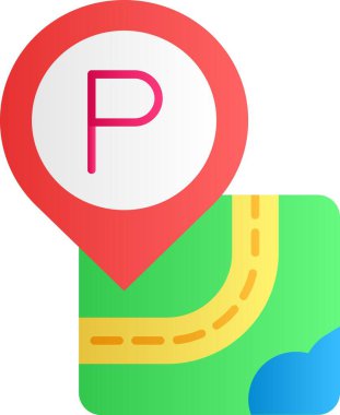 Harita işaretçi simgesi, karikatür tarzı