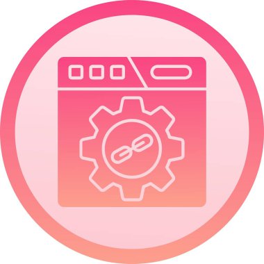 vektör ayarı simgesi, vektör illüstrasyonu