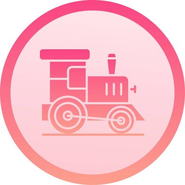 Benzersiz tramvay vektör simgesi