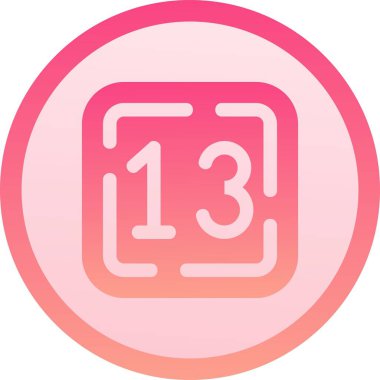 Kabartma vektör simgesine sahip güzel takvim