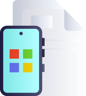 cep telefonu simgesi. vektör illüstrasyonu