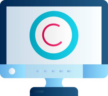 Grafik geliştirme için web tasarım simgesi