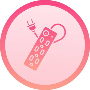 Vektör TV simgesi illüstrasyonu