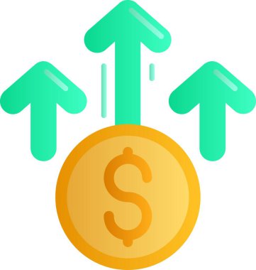 para değişimi simgesi, vektör illüstrasyonu