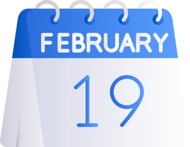 Takvim beyaz arka planda, 28 Mart 'ta. 3d illüstrasyon.