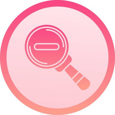 Büyüteç simgesini vektör çizim