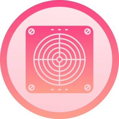 Hedef simgesi, basit vektör illüstrasyonu