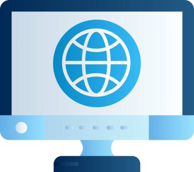 Kişisel ve ticari kullanım için internet simgesi