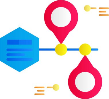 Konum Simgesi. Vektör İllüstrasyonu