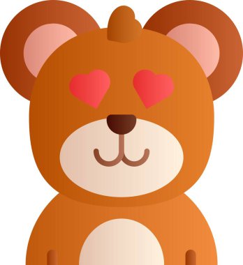 Oyuncak ayı, illüstrasyon, beyaz arka plan vektör.