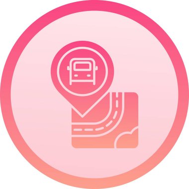 güzel tren simgesi vektör simgesi