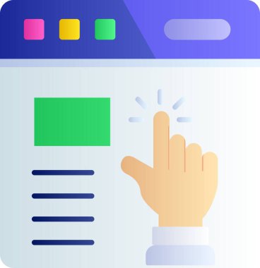 çevrimiçi alışveriş simgesi vektör illüstrasyonu