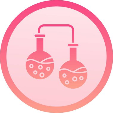 Benzersiz matara vektör simgesi