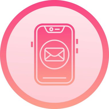 Kişisel ve ticari kullanım için vektör mobil simgesi.