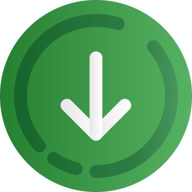 ok vektörü dairesi modern simge tasarımı illüstrasyonu