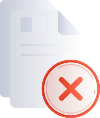 beyaz arkaplanda karikatür biçiminde işaretleme simgesine sahip belge. İşaretleme sembolü illüstrasyonunu kontrol et.