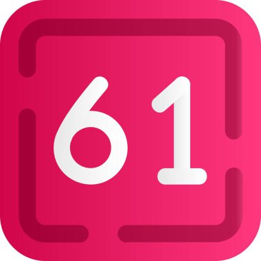 Beyaz arkaplan içinde dokuz numaralı takvimin çizimi.