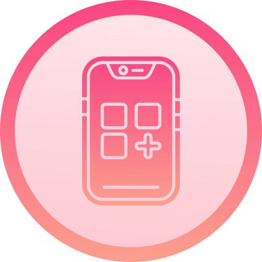 vektör cep telefon simgesi