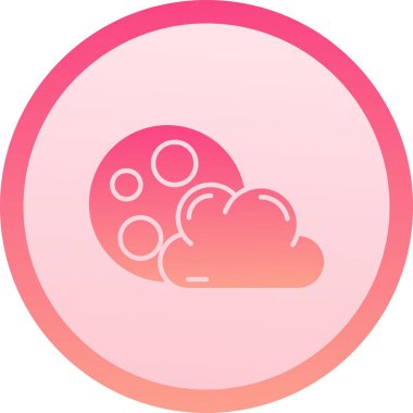 güzel uyuyan bebek kabartma vektör simgesi