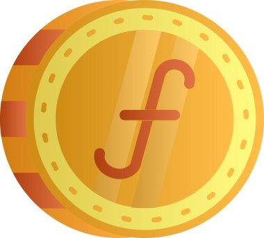 Sikke simge, karikatür tarzı