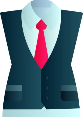 moda ceketi simgesi, vektör illüstrasyonu