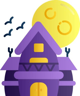 Yıldızlı ve yıldızlı gece ayı, vektör çizimi