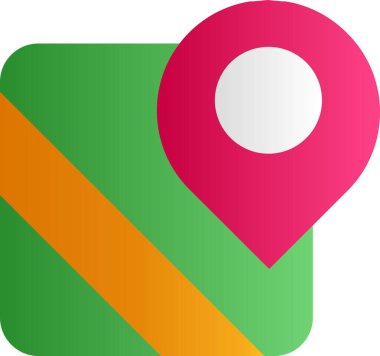 Moda biçimi izole edilmiş arkaplan gruplandırılmış harita pin simgesi