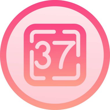 3d vektörü simgesi, basit vektör illüstrasyonu