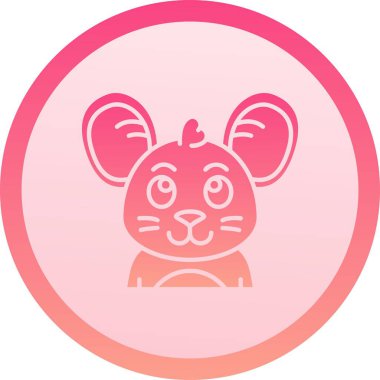 Benzersiz tavşan çizgisi vektör simgesi