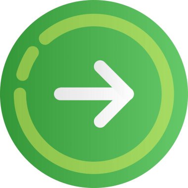 ok simgesi vektör illüstrasyonu