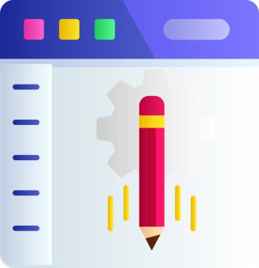 kalem ve kalem vektör tasarımı