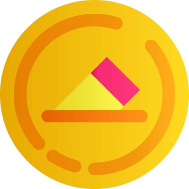 Moda tasarımlı dondurma simgesi izole edilmiş arka plan gruplandırılmış ve kolay düzenlenebilir vektör illüstrasyonu