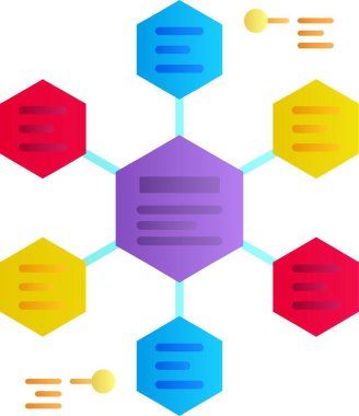 DNA yapısı ve DNA ikonu. vektör illüstrasyonu