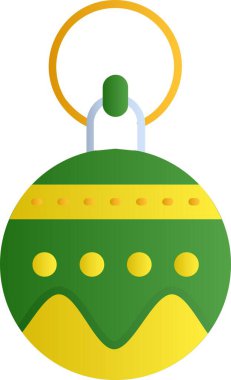 Yeşil ve sarı rengin vektör çizimi