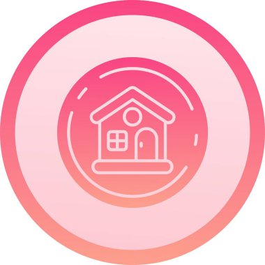 Ev simgesi taşıyıcısı olan eşsiz bir ev