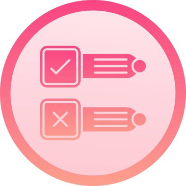 kontrol listesi simgesi vektör illüstrasyonu