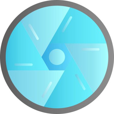 Pusula simgesini, basit vektör çizim