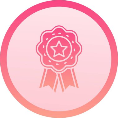 Rozet simge vektör çizim