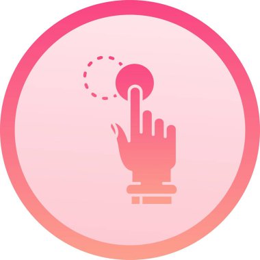 Bir dünya simgesini tutan el, düz stil.