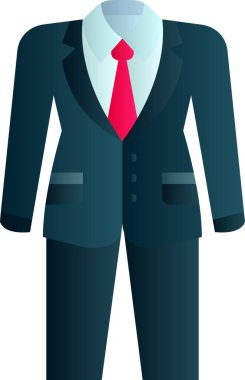 Erkek ceketi, illüstrasyon, beyaz arkaplanda vektör