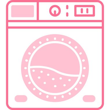 makine çamaşır makinesi simgesi