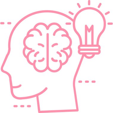 özet biçiminde beyin fikri simgesi