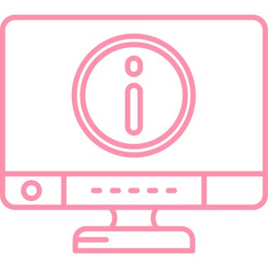 Bilgisayar simgesinin vektör illüstrasyonu