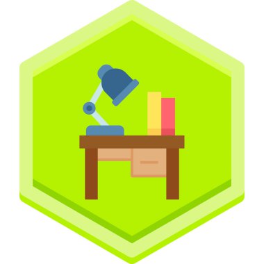 Rozet stili bilim okulu simgesi