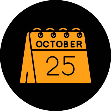 Takvim simgesinin vektör illüstrasyonu